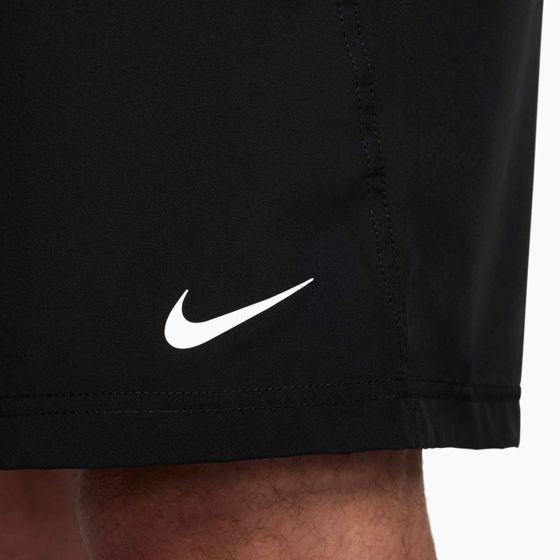 Шорти для бігу чоловічі Nike Form Dri-Fit Unlined 9" black/white 6