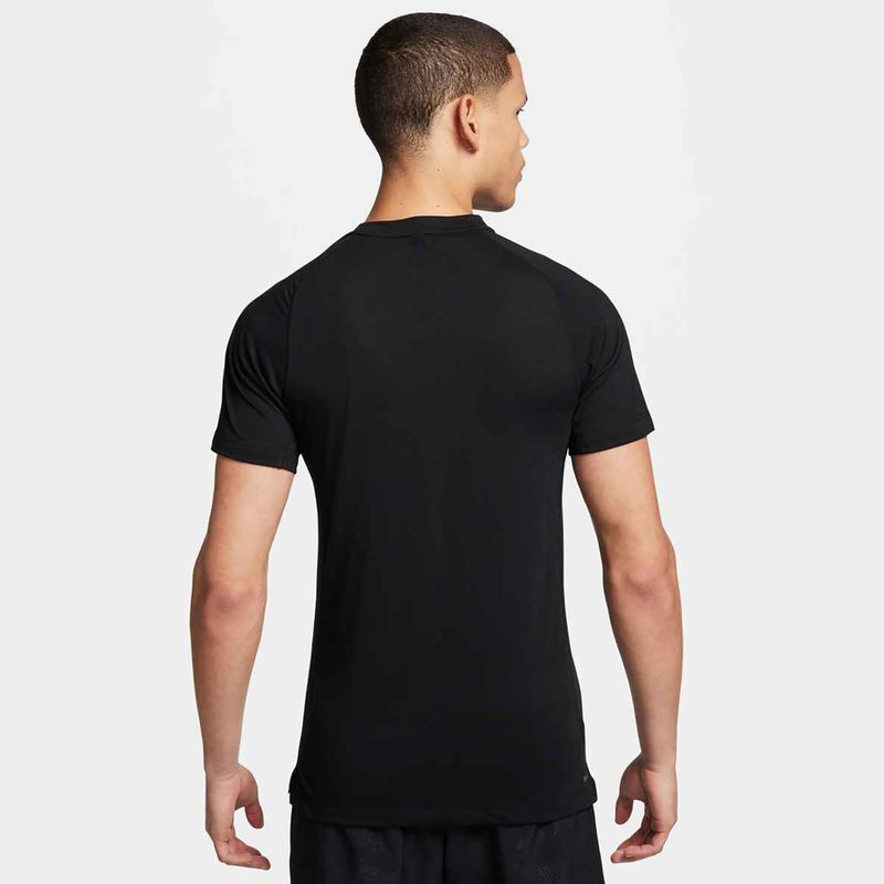 Футболка для тренувань чоловіча Nike Flex Rep Dri-Fit black/white 3