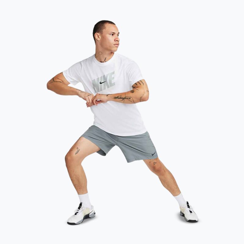 Шорти для бігу чоловічі Nike Form Dri-FIT 7" Unlined Versatile smoke grey/black 2