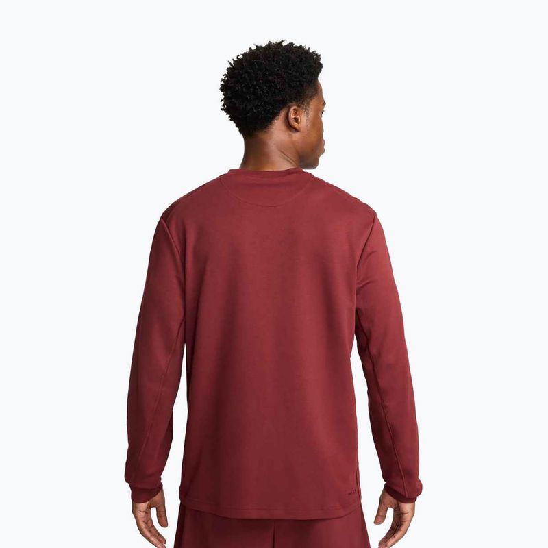 Лонгслів чоловічий Nike Primary Dri-Fit Versatile dark team red/dark team red 3