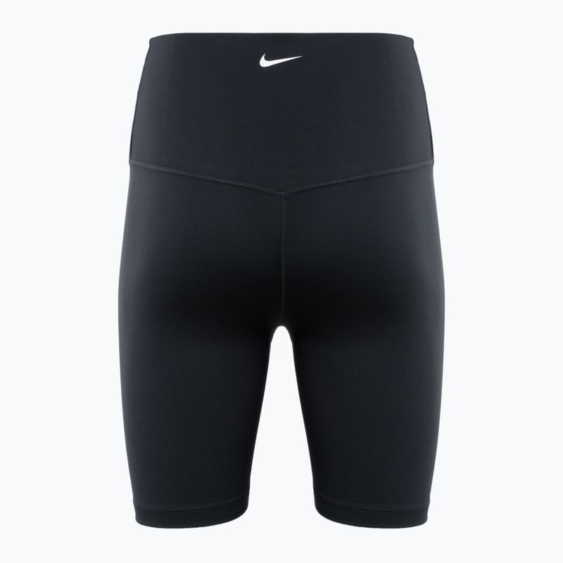 Шорти жіночі Nike One High-Waisted Biker black/sail 2