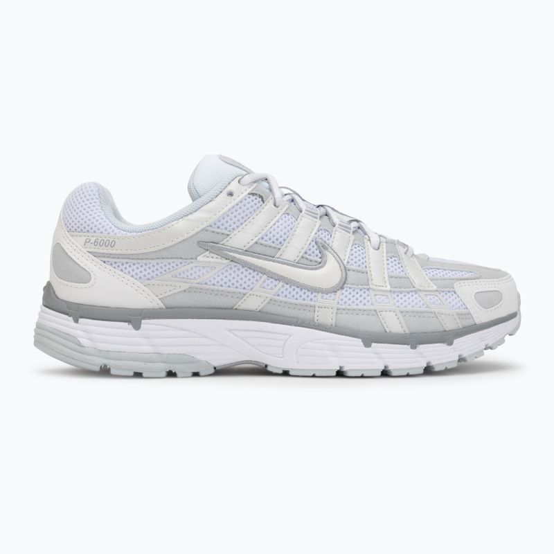 Кросівки жіночі Nike P-6000 metallic summit white/pure platinum/white 2