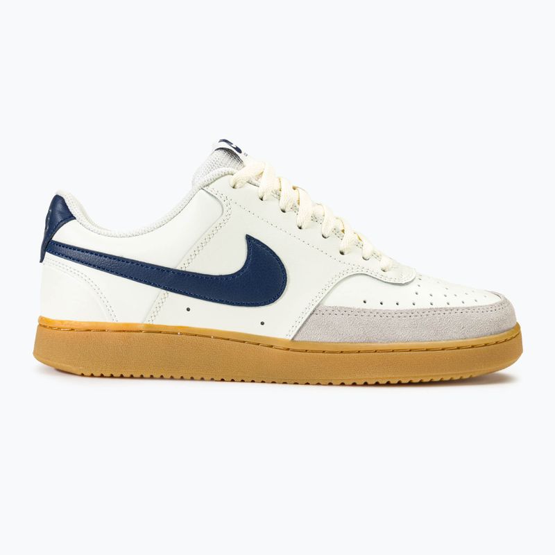 Кросівки чоловічі Nike Court Vision Low sail / gum light brown / light iron ore / midnight navy 2