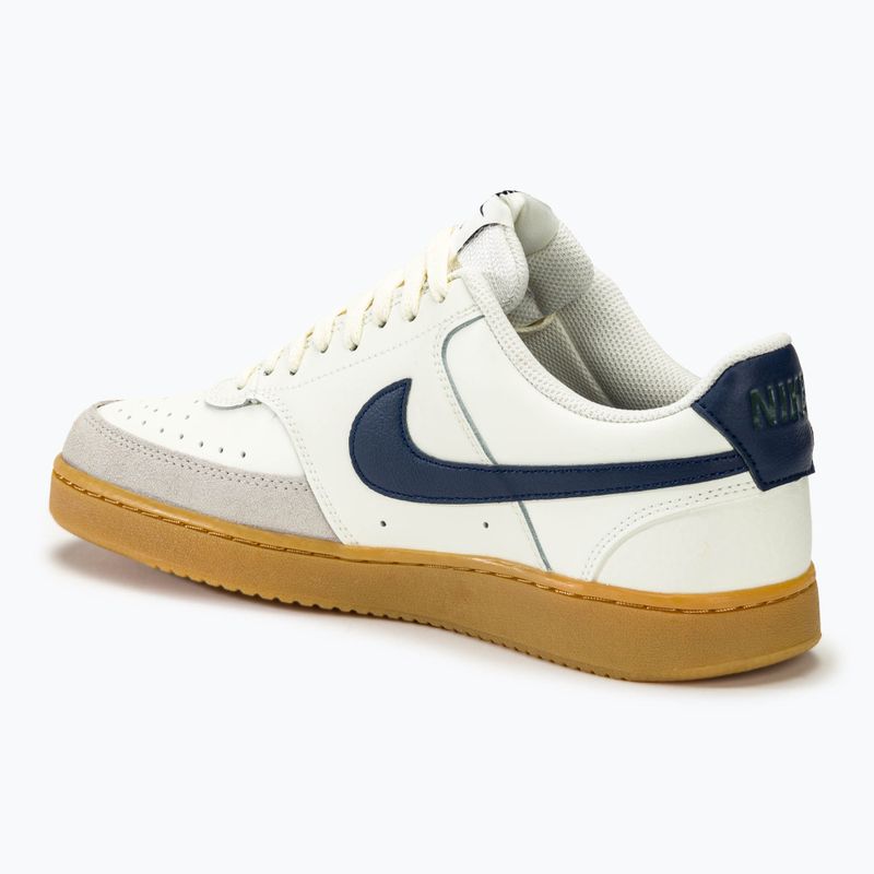 Кросівки чоловічі Nike Court Vision Low sail / gum light brown / light iron ore / midnight navy 3