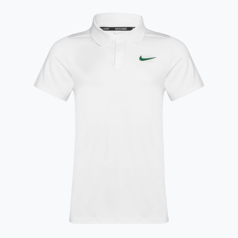 Футболка поло тенісне чоловіча Nike Court Dri-Fit Advantage Polo white/malchite