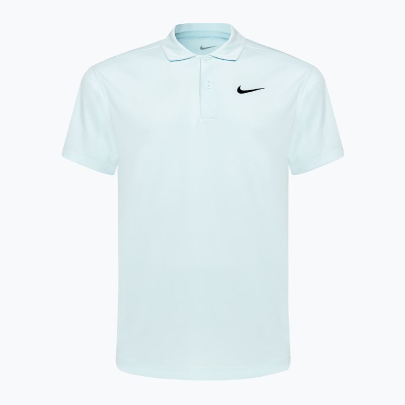 Футболка поло чоловіча Nike Court Dri-Fit поло Solid glacier blue/black