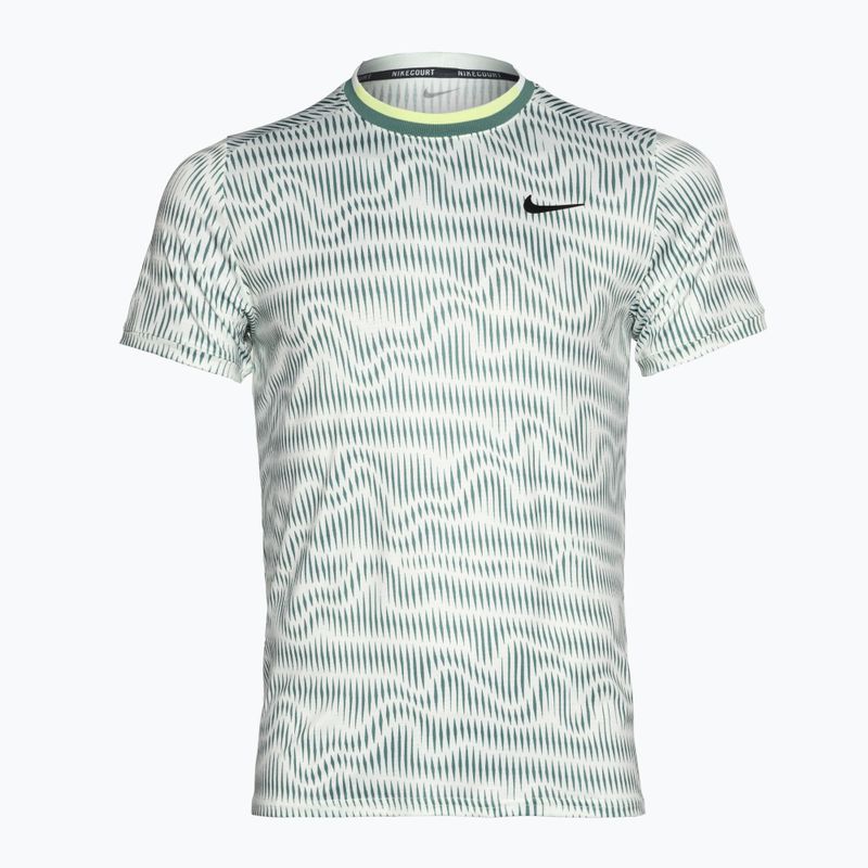 Футболка тенісна чоловіча Nike Court Dri-Fit Advantage 2 barely green/bicoastal/black