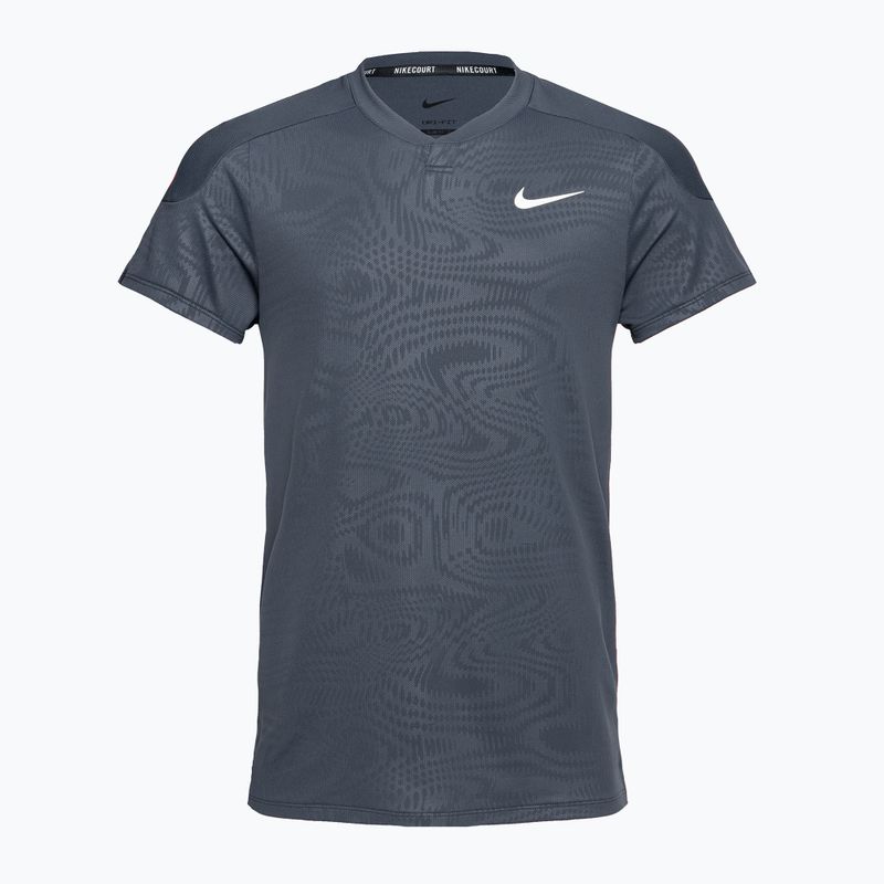 Футболка тенісна чоловіча Nike Court Dri-Fit Slam thunder blue/white