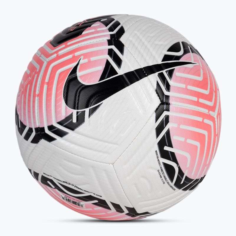 М'яч футбольний Nike Academy white/sunset pulse/black розмір 4