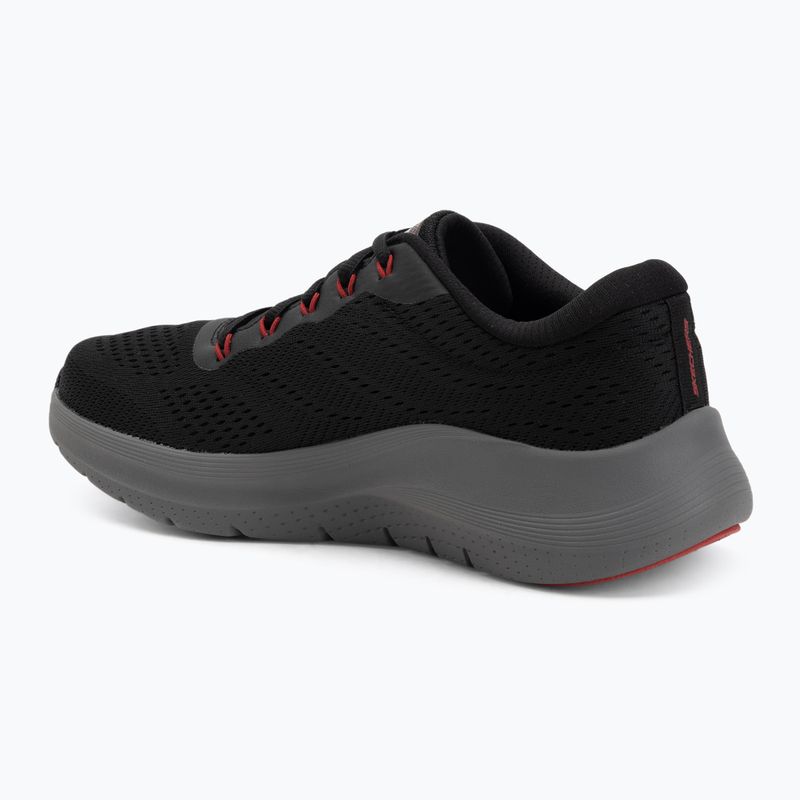 Кросівки чоловічі SKECHERS Arch Fit 2.0 black/red 3