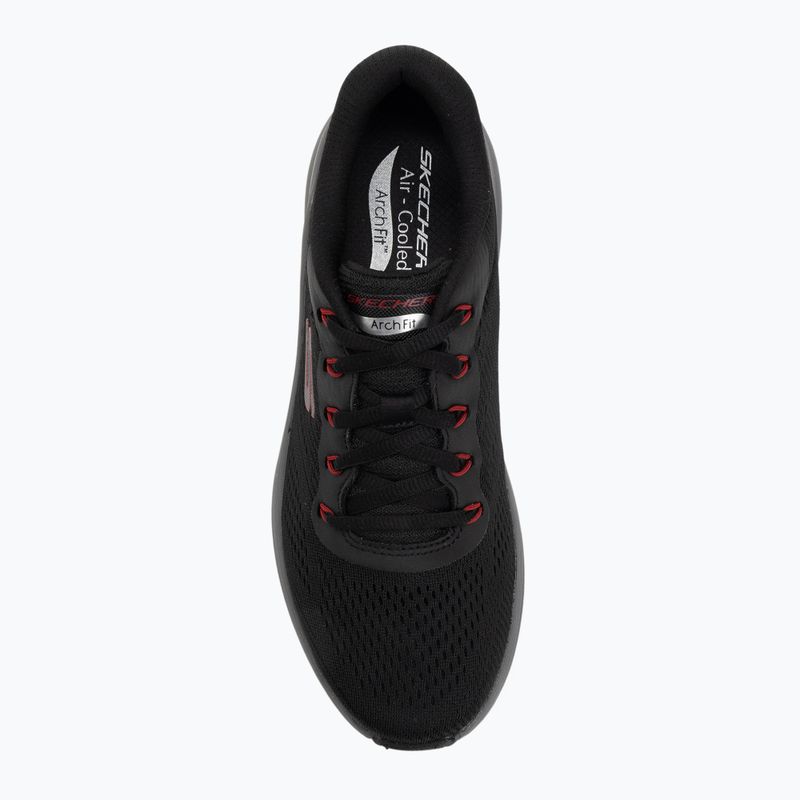 Кросівки чоловічі SKECHERS Arch Fit 2.0 black/red 5