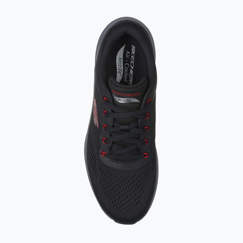 Кросівки чоловічі SKECHERS Arch Fit 2.0 black/red 11