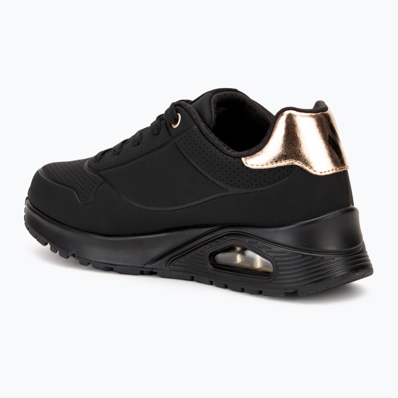 Дитячі туфлі SKECHERS Uno Gen1 Shimmer Away чорні 3