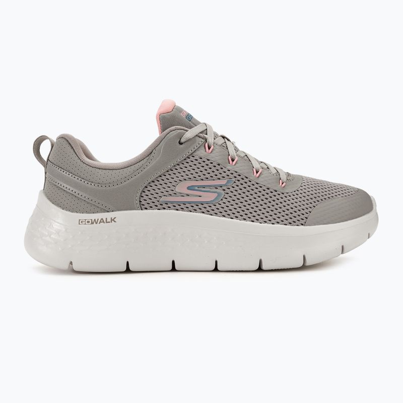 Кросівки жіночі SKECHERS Go Walk Flex Caley taupe/pink 2