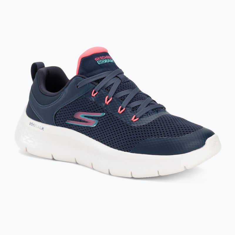 Кросівки жіночі SKECHERS Go Walk Flex Caley navy/white/coral