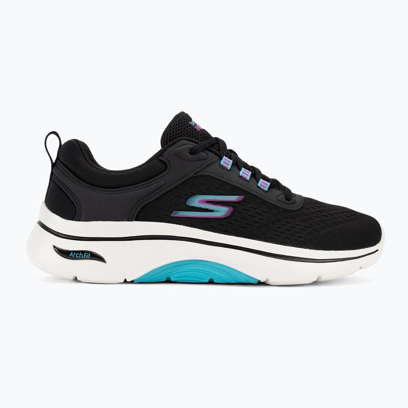 Кросівки жіночі SKECHERS Go Walk Arch Fit 2.0 Balin black/multi 2