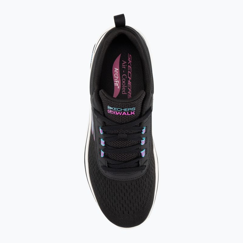 Кросівки жіночі SKECHERS Go Walk Arch Fit 2.0 Balin black/multi 7