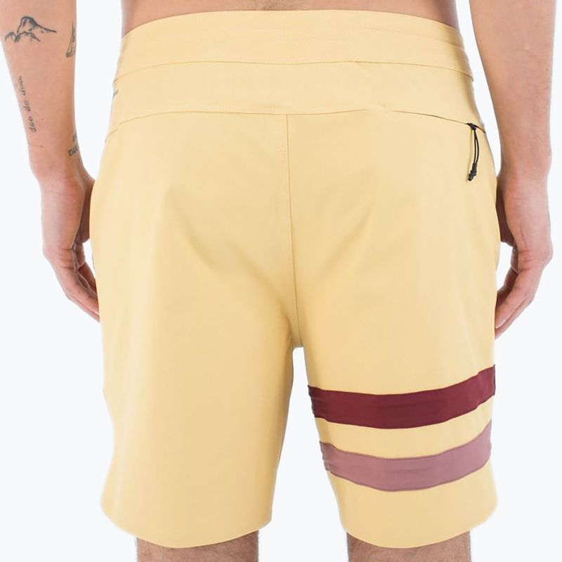 Шорти для плавання чоловічі Hurley Phantom Block Party Renegade 18" dusty cheaddar 3