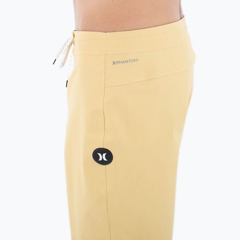 Шорти для плавання чоловічі Hurley Phantom Block Party Renegade 18" dusty cheaddar 6