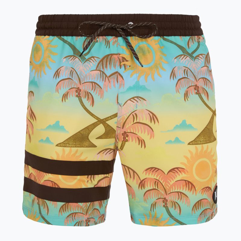 Шорти для плавання чоловічі Hurley Phantom Eco Block Party Volley 17" pineapple