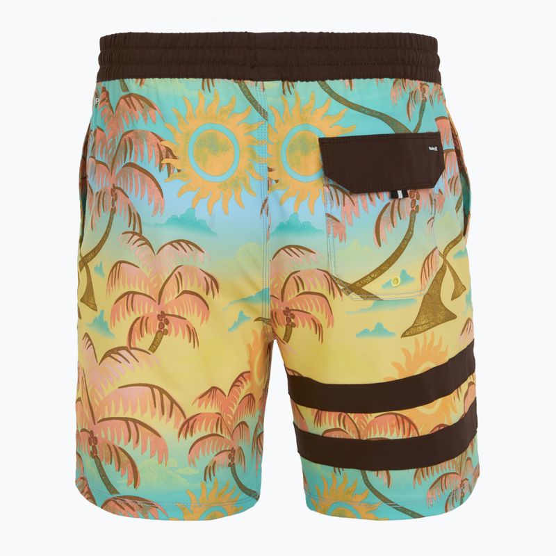 Шорти для плавання чоловічі Hurley Phantom Eco Block Party Volley 17" pineapple 2