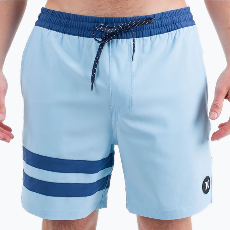 Шорти для плавання чоловічі Hurley Phantom Eco Block Party Volley 17" blue dream