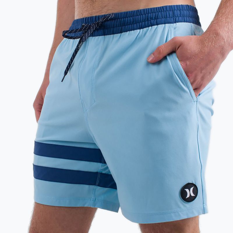 Шорти для плавання чоловічі Hurley Phantom Eco Block Party Volley 17" blue dream 4
