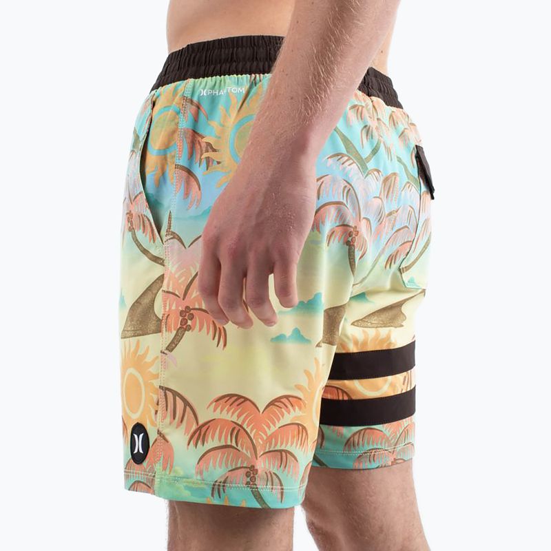 Шорти для плавання чоловічі Hurley Phantom Eco Block Party Volley 17" pineapple 5