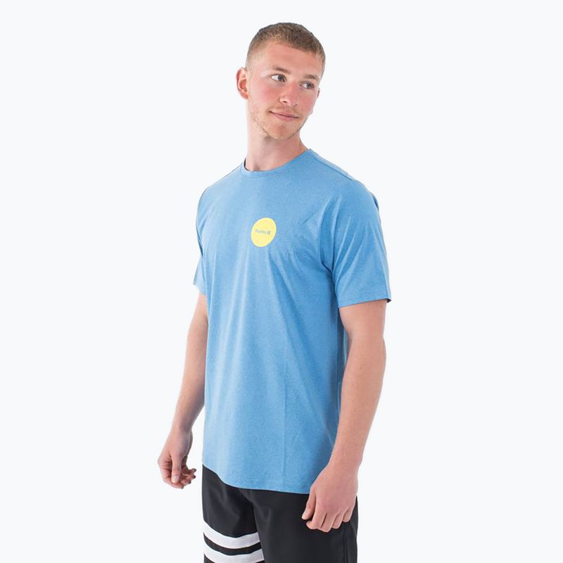 Футболка чоловіча Hurley Everyday Hybrid Upf kingdom blue heather 3