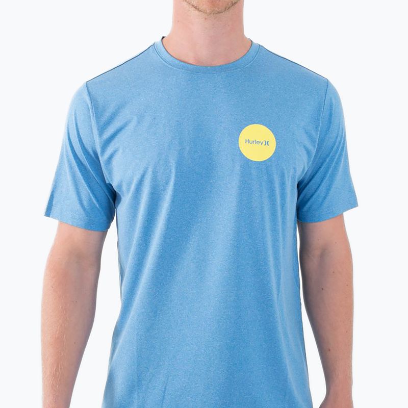 Футболка чоловіча Hurley Everyday Hybrid Upf kingdom blue heather 5