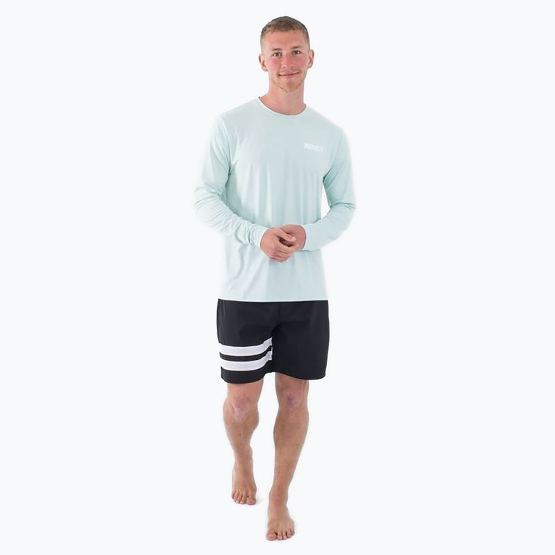 Лонгслів чоловічий Hurley Everyday Hybrid Upf brown kelp 2