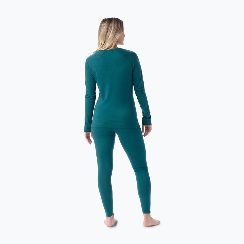 Жіноча термоактивна кофта Smartwool Merino 250 Baselayer Crew Boxed emerald green 2