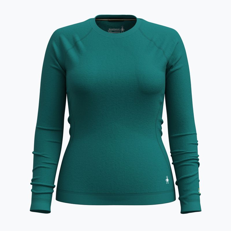 Лонгслів термічний жіночий Smartwool Merino 250 Baselayer Crew Boxed emerald green 3