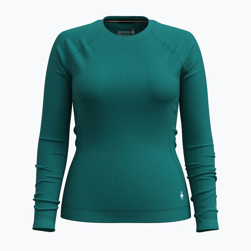 Жіноча термоактивна кофта Smartwool Merino 250 Baselayer Crew Boxed emerald green 3