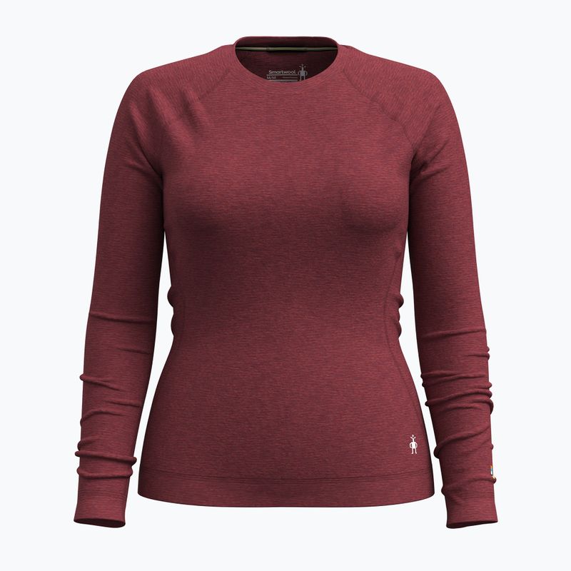 Лонгслів термічний жіночий Smartwool Merino 250 Baselayer Crew Boxed currant heather 3