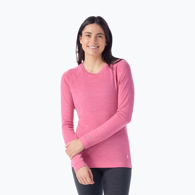 Жіноча термоактивна кофта Smartwool Merino 250 Baselayer Crew Boxed garden pink heather