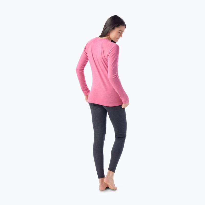Жіноча термоактивна кофта Smartwool Merino 250 Baselayer Crew Boxed garden pink heather 2