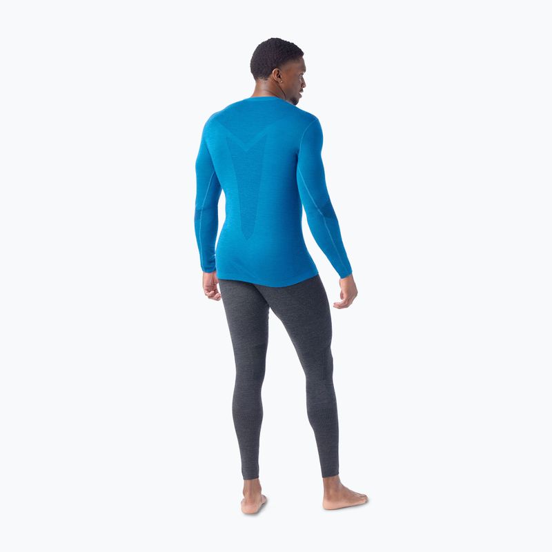 Чоловіча термоактивна кофта Smartwool Intraknit Thermal Merino Base Layer Crew nival blue/navy 2