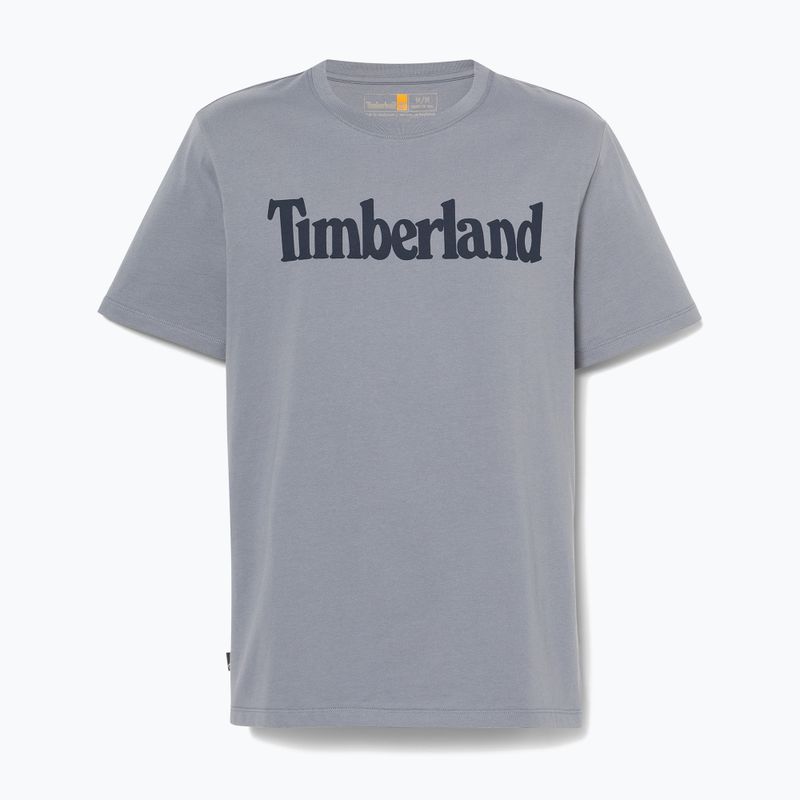 Футболка чоловіча Timberland Tfo Wordmark Logo folkstone grey 4