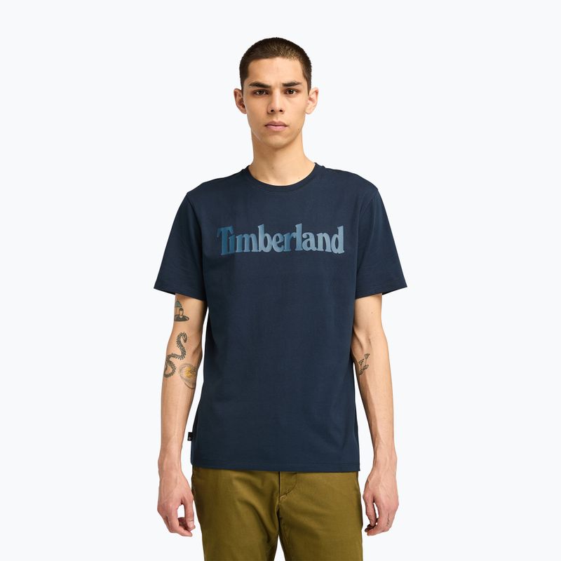 Футболка чоловіча Timberland Tfo Wordmark Logo dark sapphire/dark denim