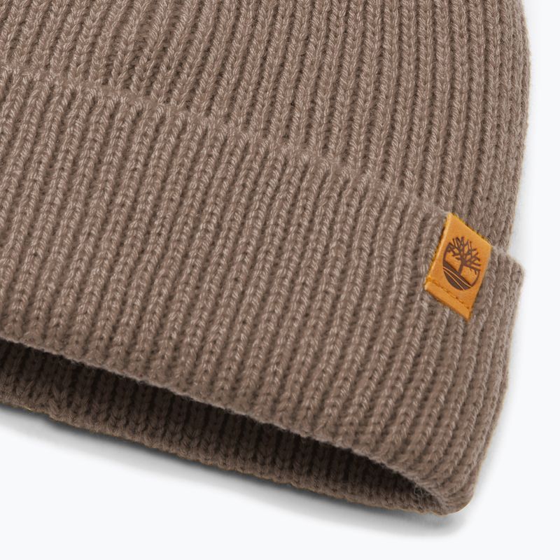 Шапка зимова Timberland Fisherman Beanie chocolate chip 2