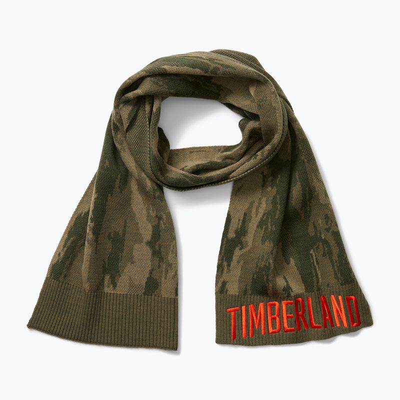 Шарф чоловічий Timberland Camo Jacquard Scarf leaf green