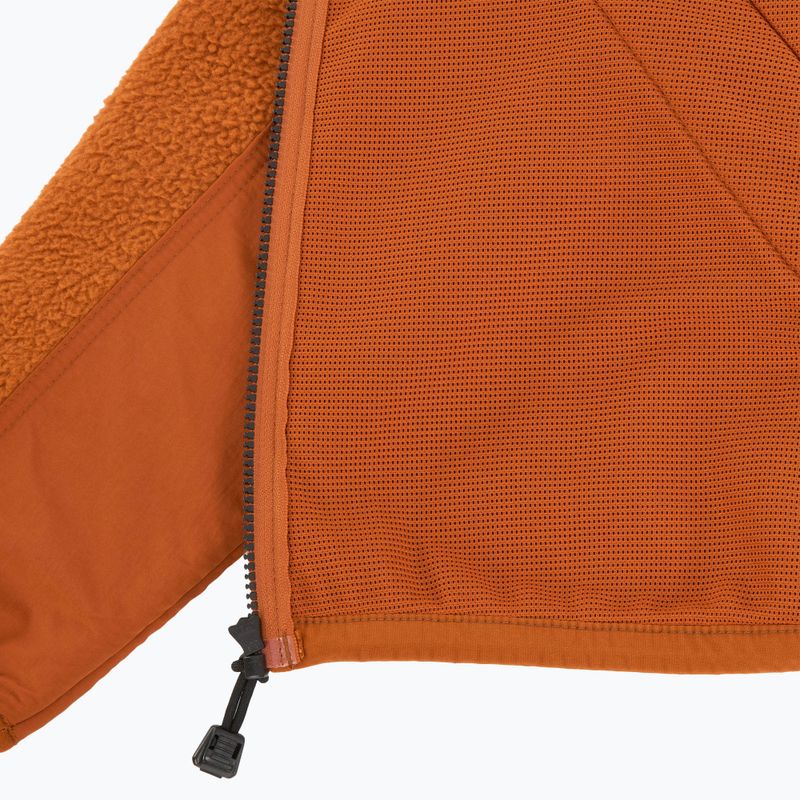 Чоловічий світшот Timberland Sherpa Mix Media Fleece umber з флісу 5