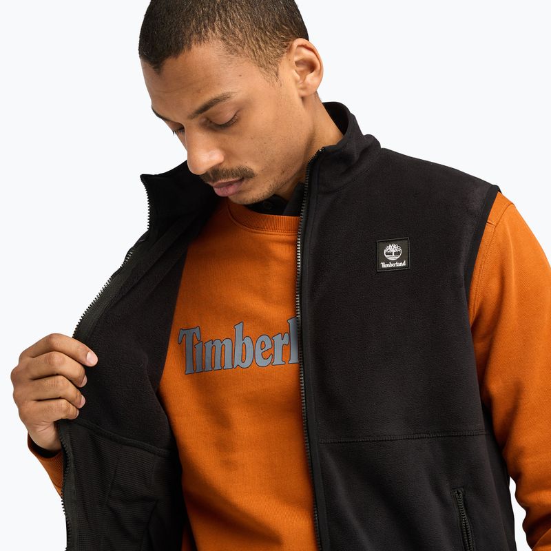 Жилет чоловічий Timberland Polar Vest Fleece black 4