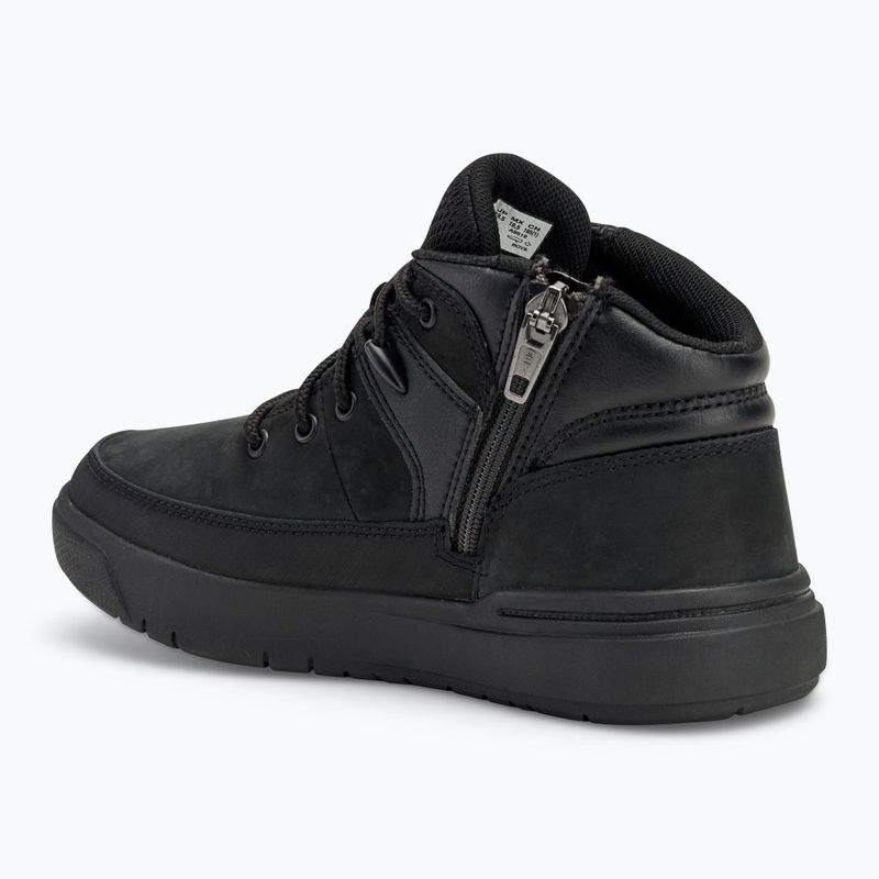 Timberland Seneca Bay Mid Lace blackout нубукові дитячі черевики 3