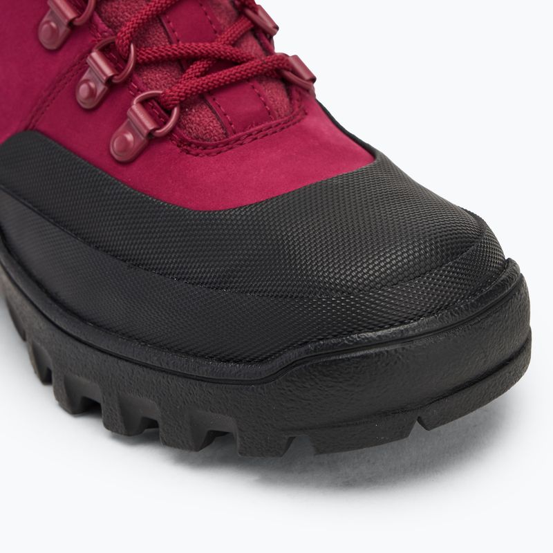 Черевики жіночі Timberland Vibram Mid Lace Waterproof Boot dark pink nubuck 7