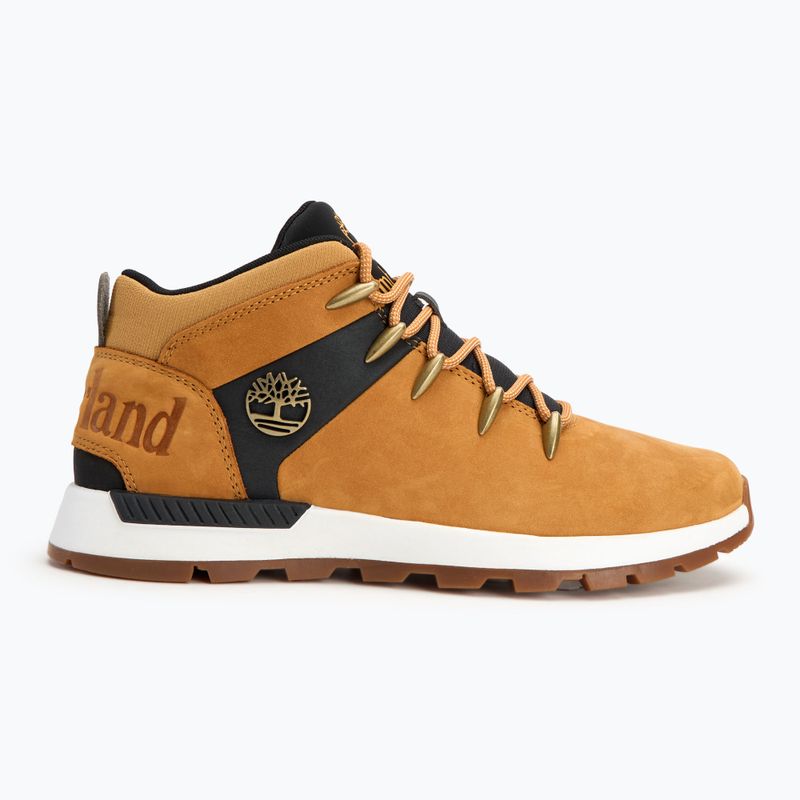 Чоловічі черевики Timberland Sprint Trekker Mid Lace пшеничний нубук/чорні 2