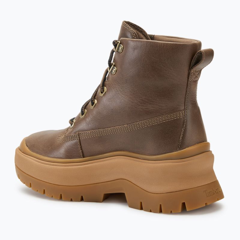 Жіночі черевики Timberland Roxie Lane Mid Lace середньо-коричневі з повним зерном 3