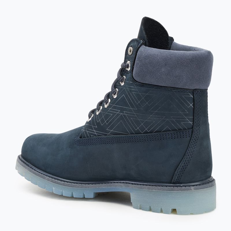 Чоловічі туфлі Timberland Premium 6 In Lace темно-сині з нубуку 3