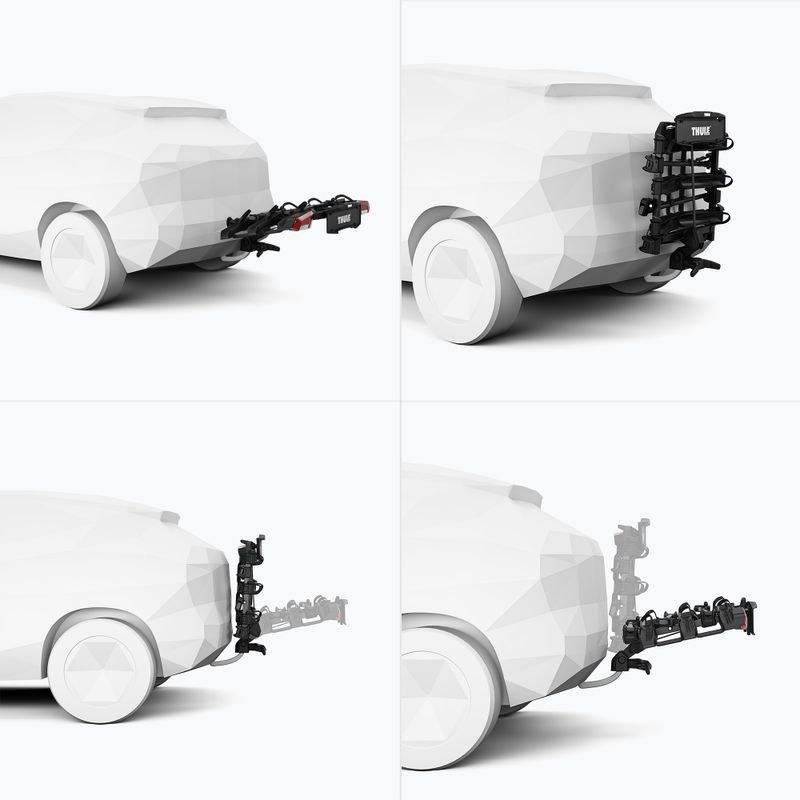 Багажник велосипедний на гак Thule OutPace 3Bike black 8